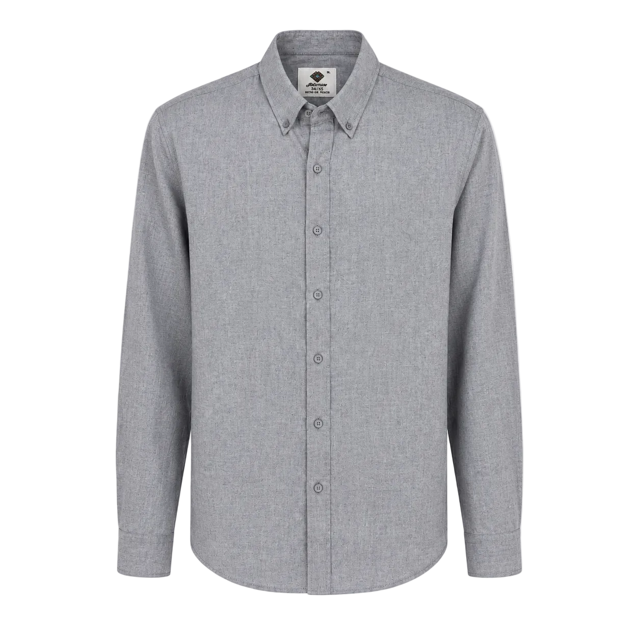CAMISA OXFORD GRIS ORIGY