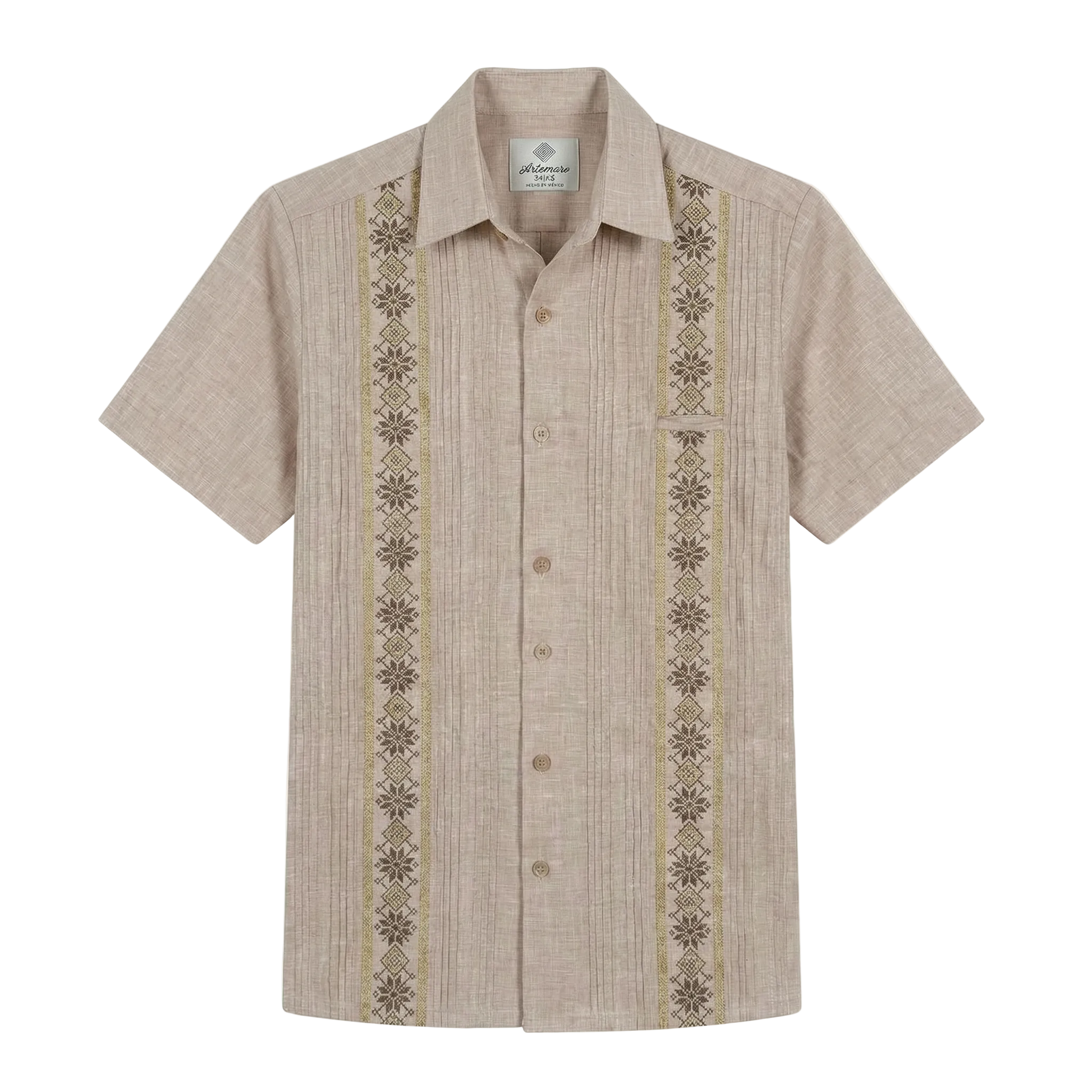 GUAYABERA TULÚM CAPUCHINO