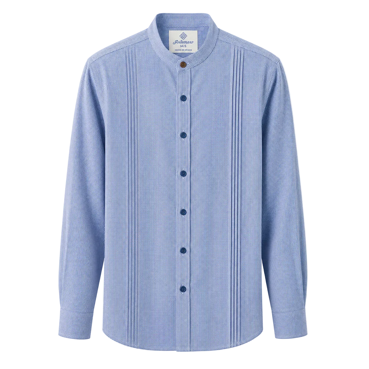 CAMISA MAO ALFORZAS VIK INDIGO