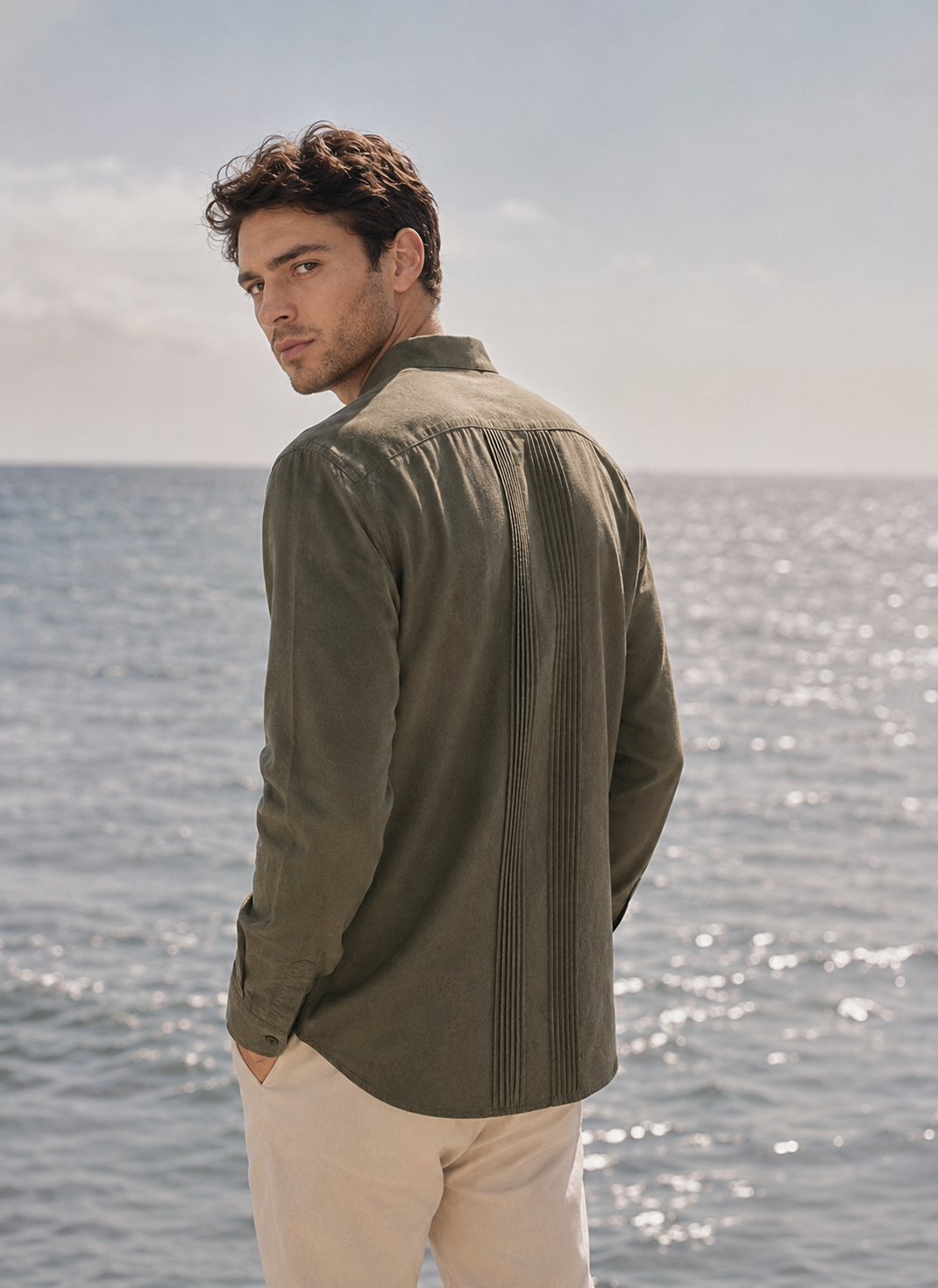 CAMISA MAO ALFORZAS MILITAR