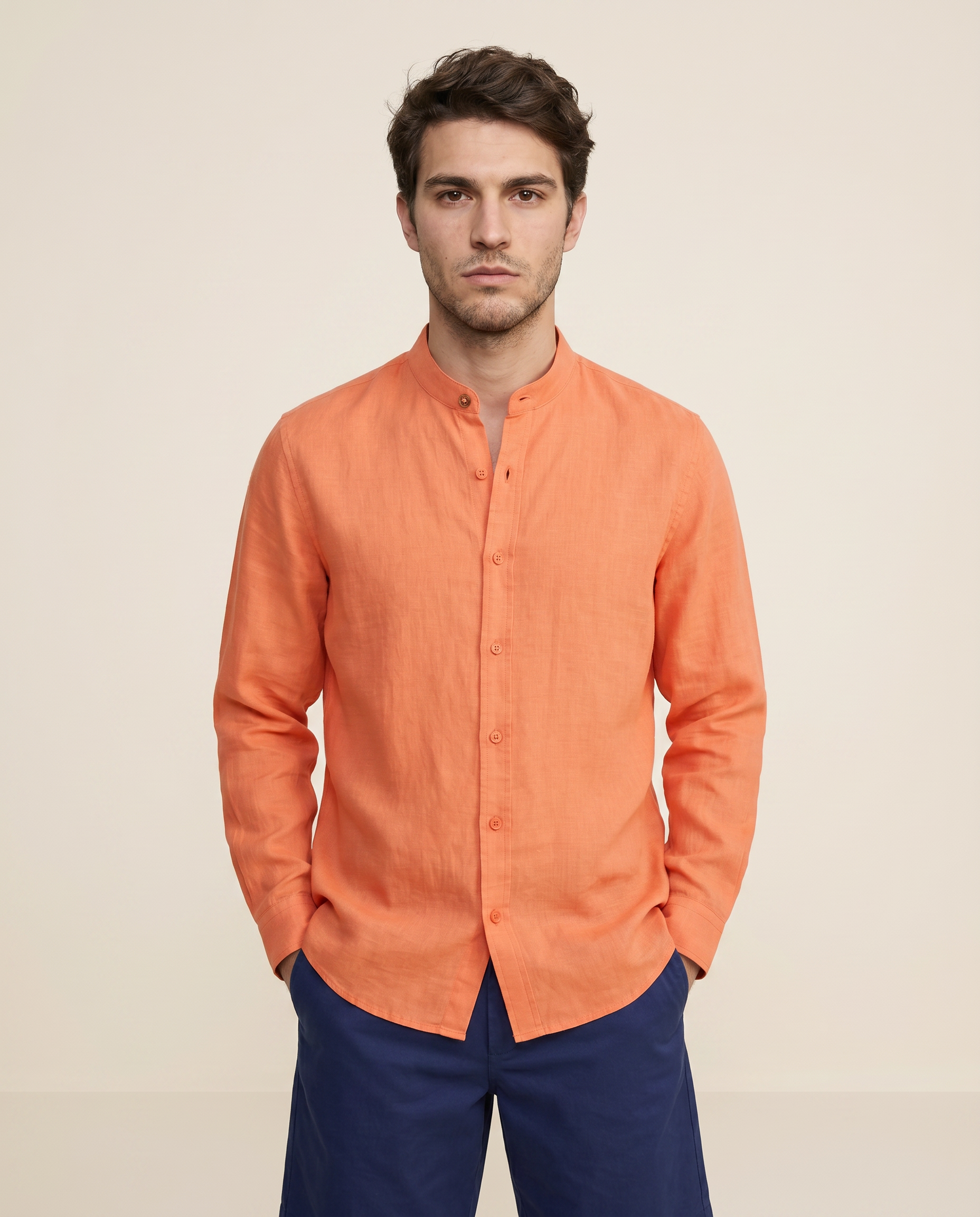 CAMISA MAO NARANJA