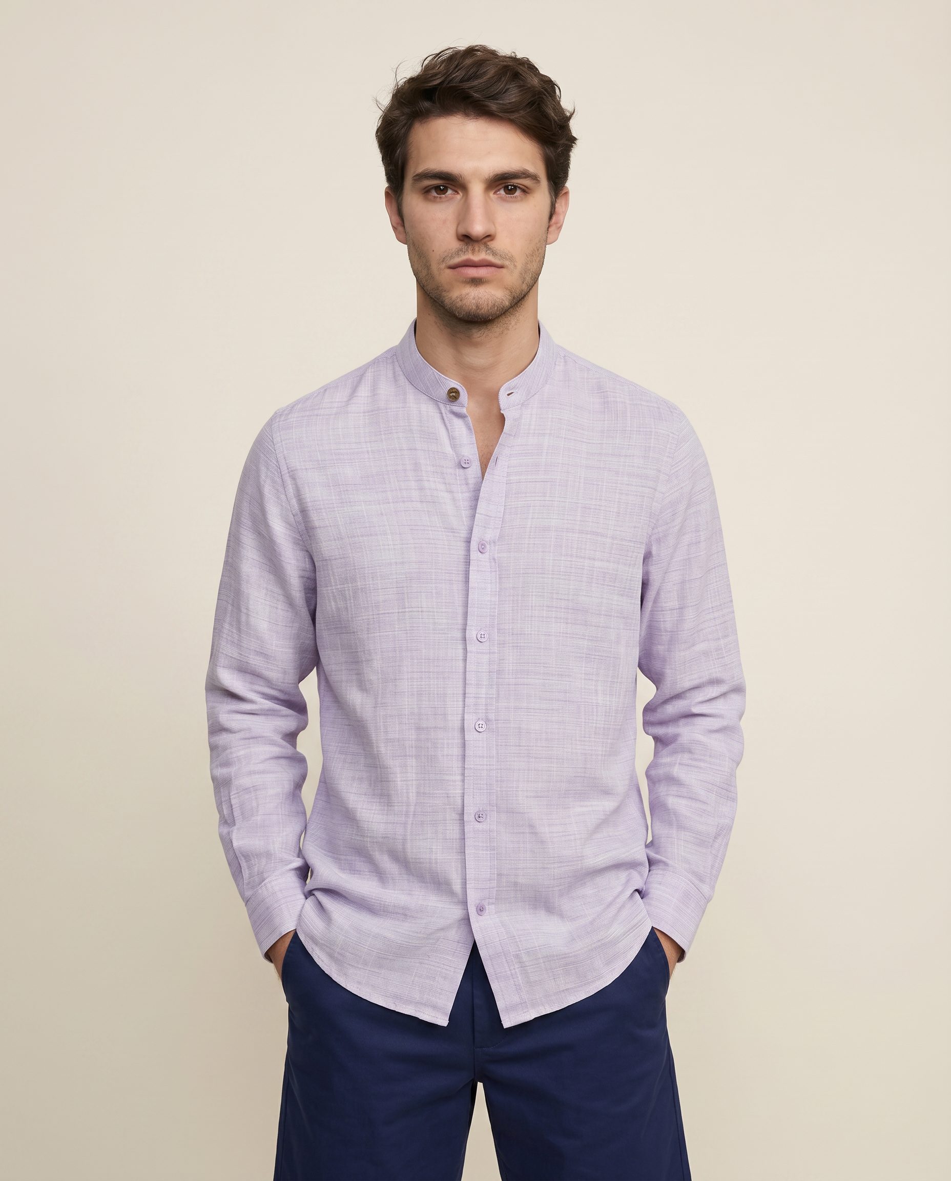 CAMISA MAO ORGANIC LILA