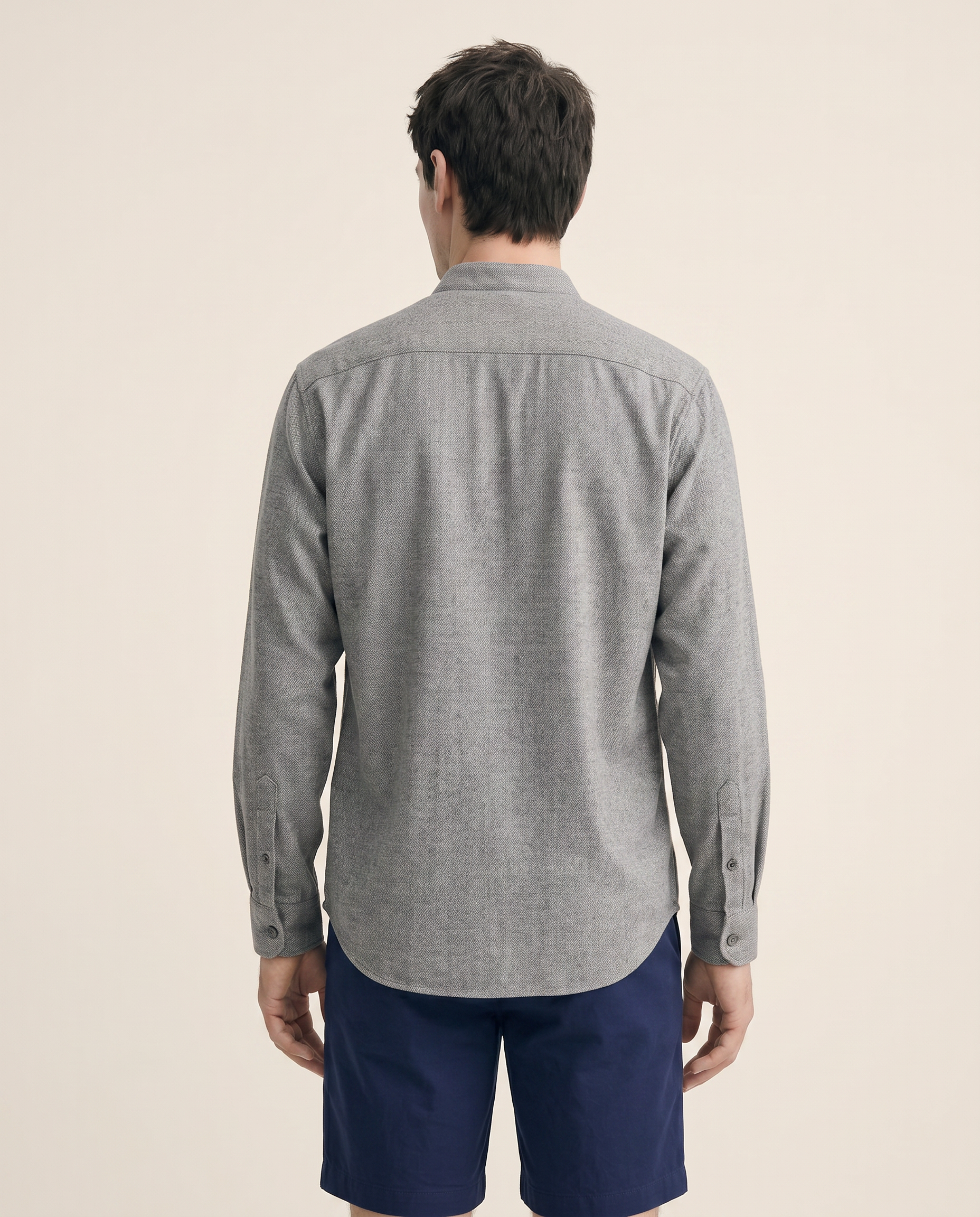 CAMISA MAO INSIDER GRIS