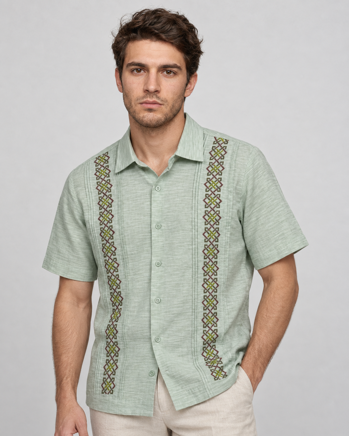 GUAYABERA AGAVE VERDE