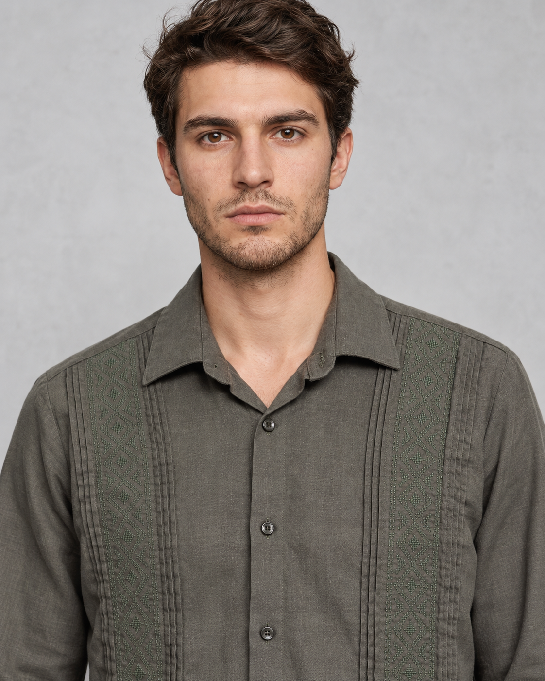 GUAYABERA ALTAMAR OLIVO