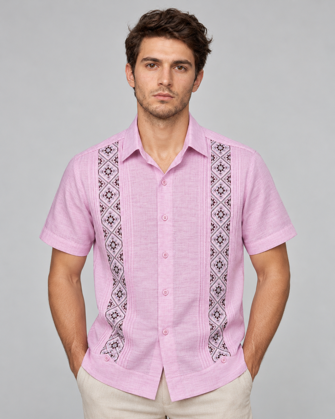 GUAYABERA ANDRÉ LILA