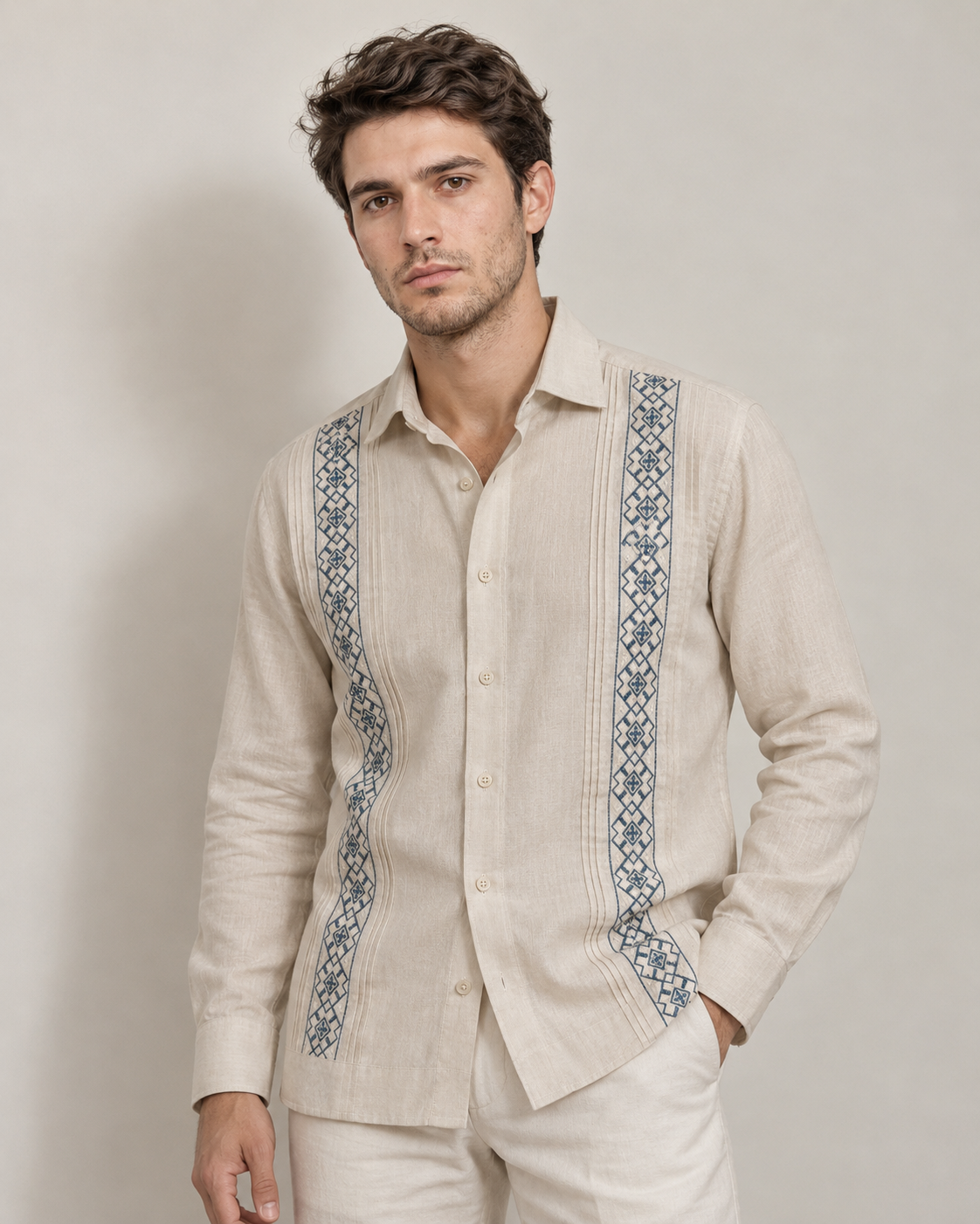 GUAYABERA ARTEMARO BEIGE