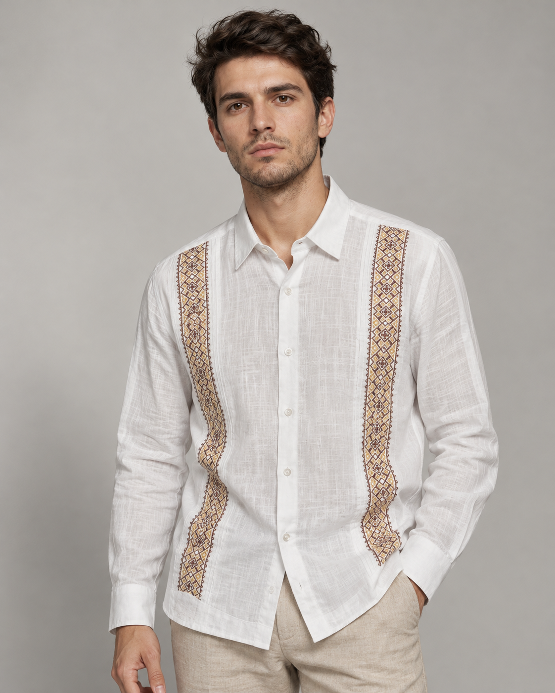 GUAYABERA ARTEMARO BLANCA