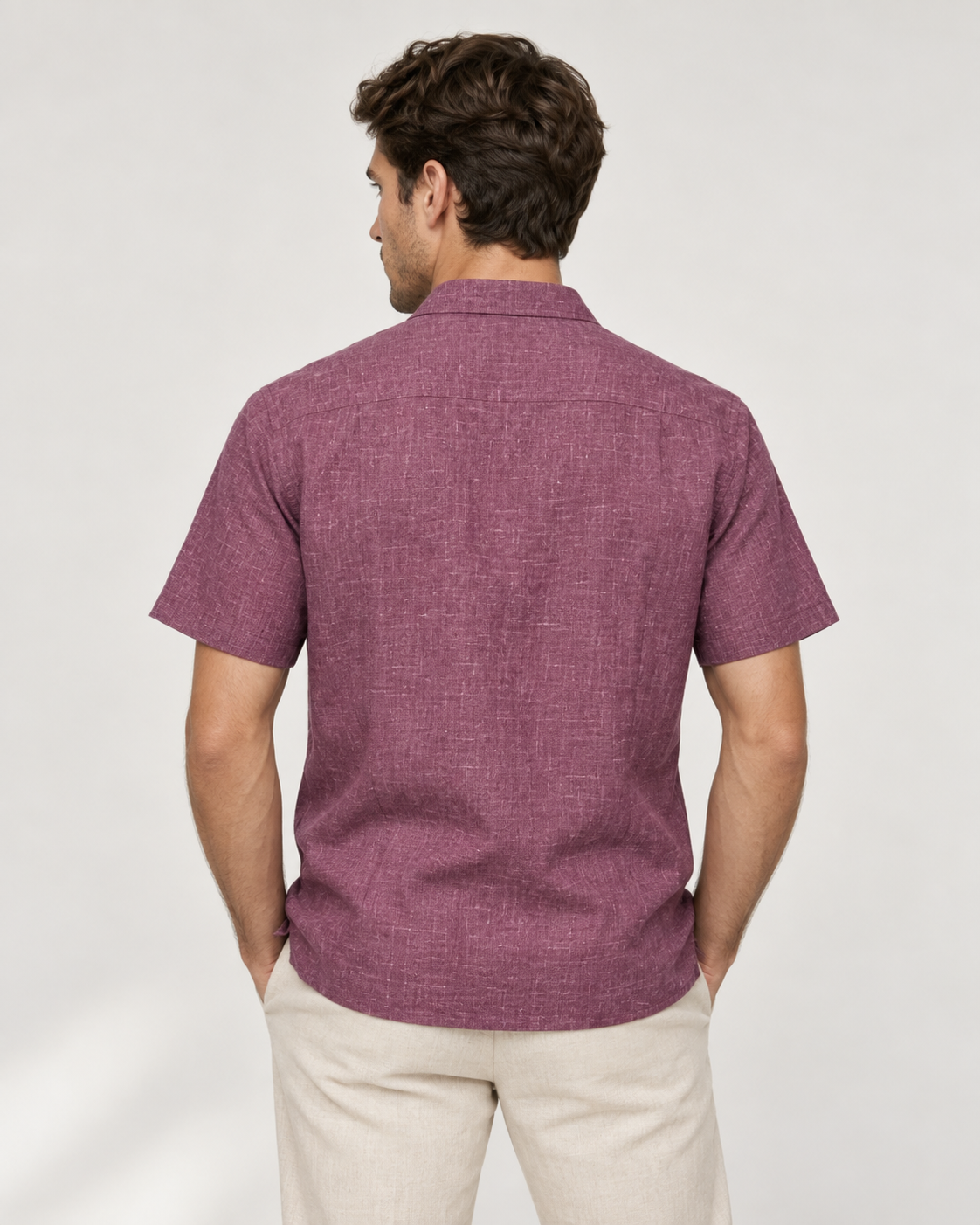 GUAYABERA ESPITA GUINDA