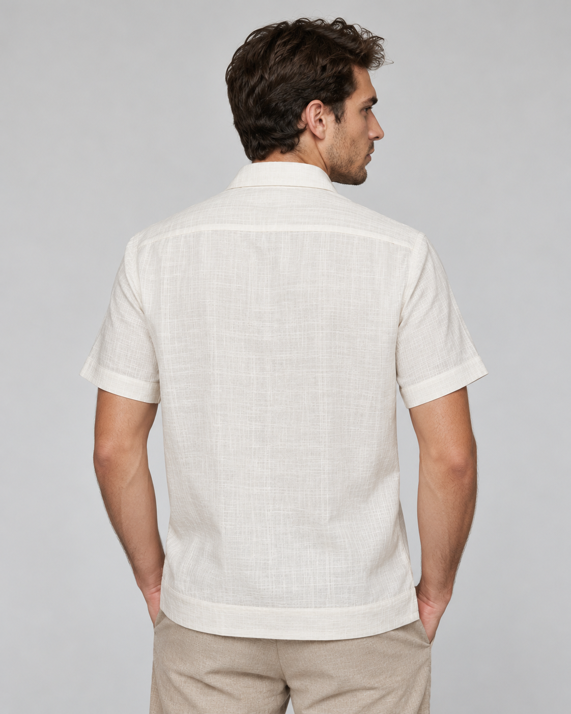 GUAYABERA FRANCO CRUDO