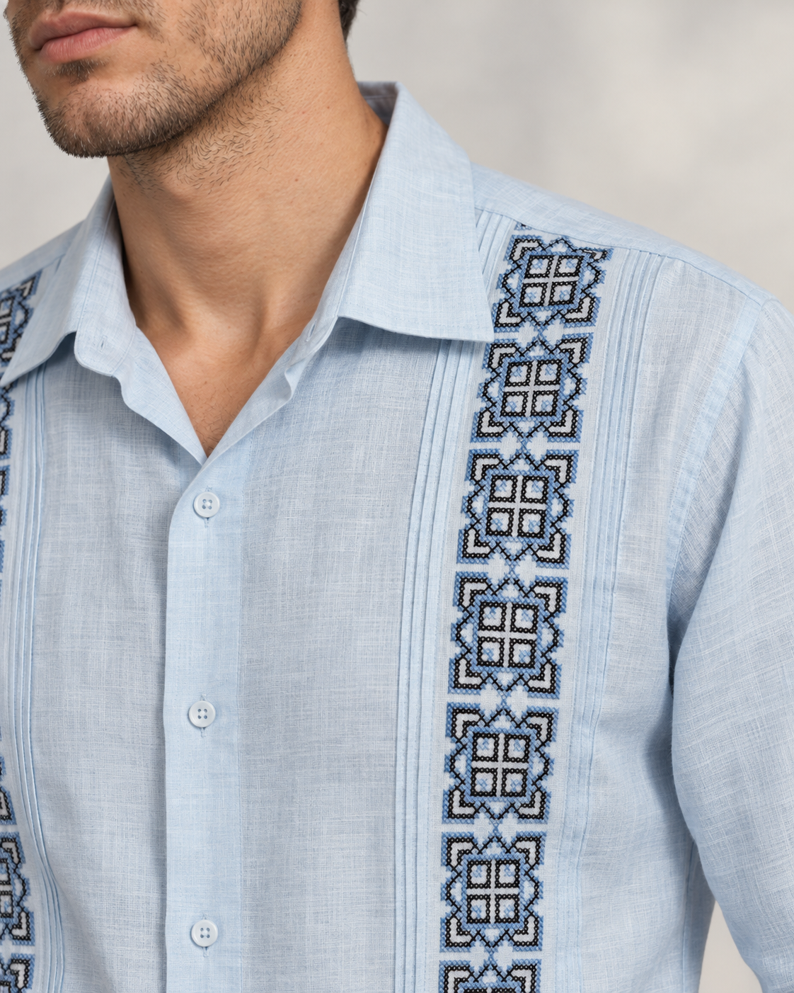 GUAYABERA GIGI CELESTE