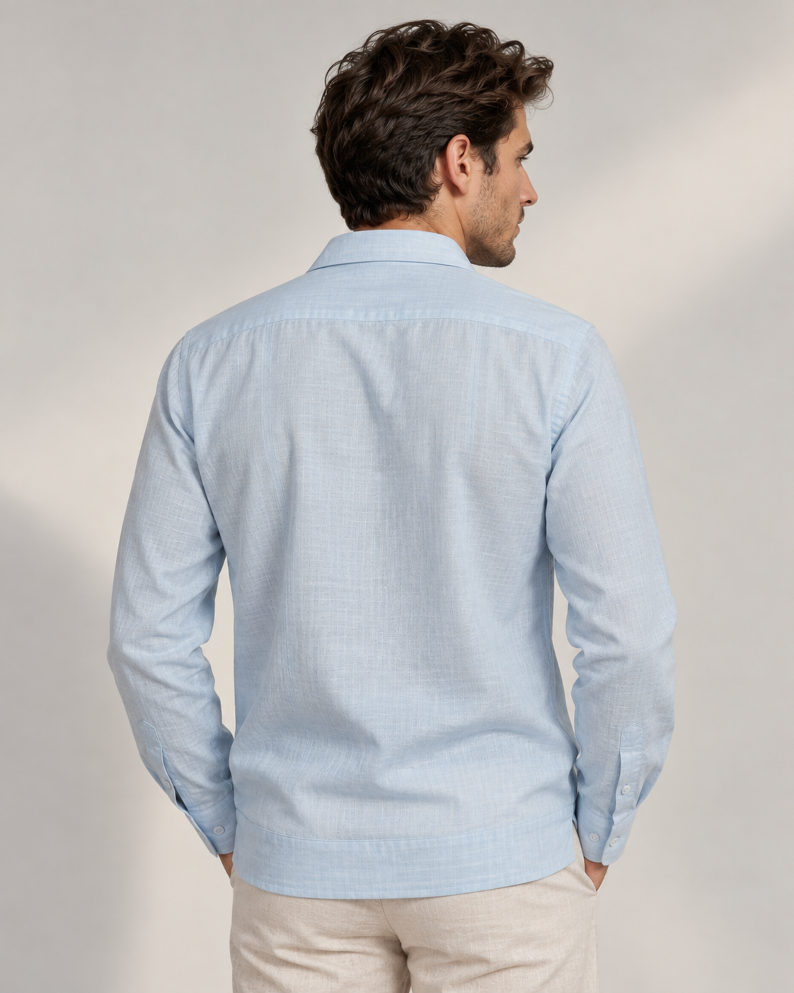 GUAYABERA GIGI CELESTE