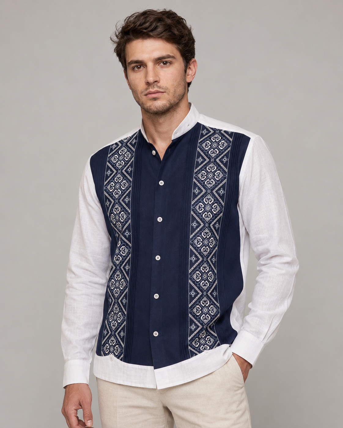 GUAYABERA HOLGUIN MARINO