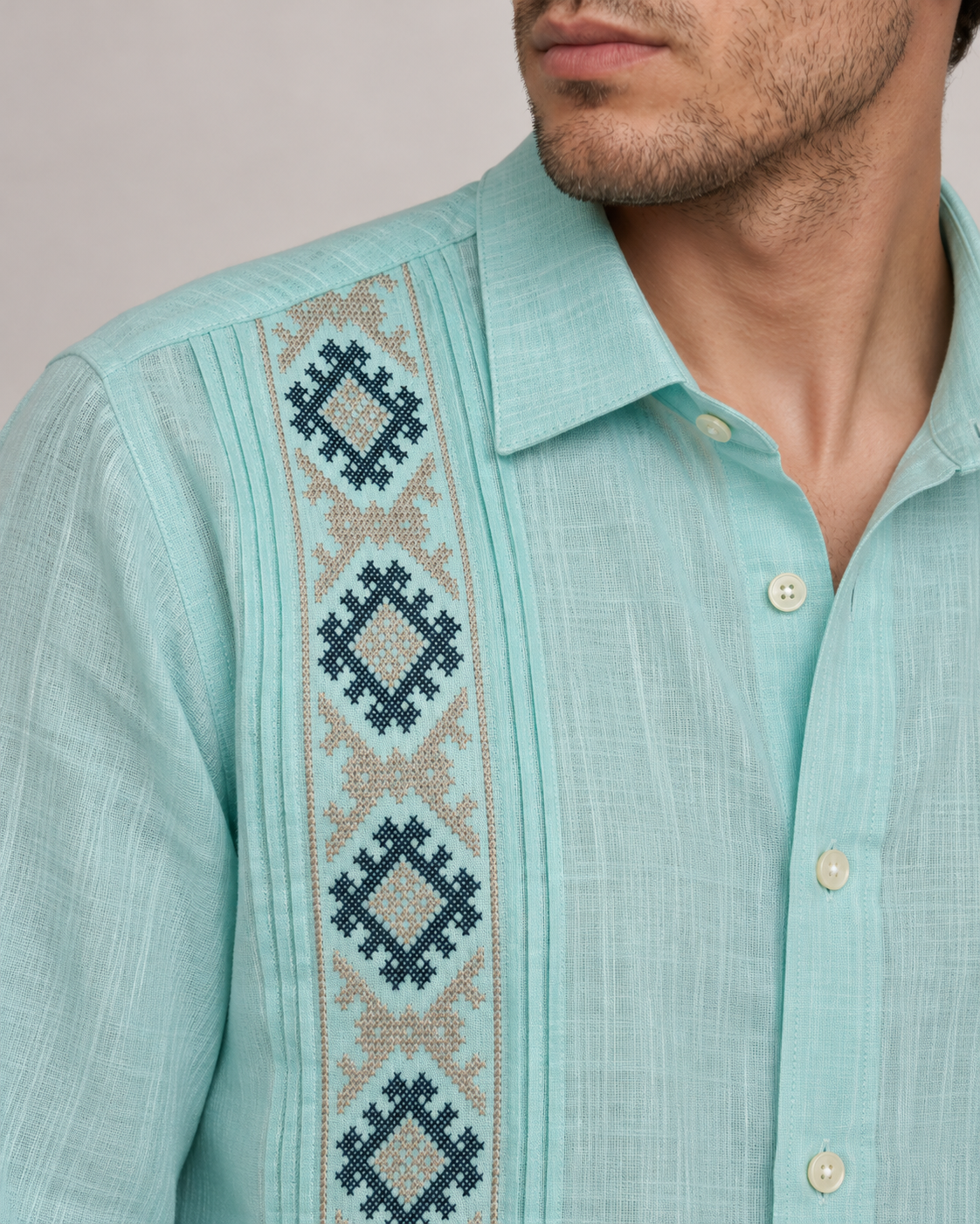 GUAYABERA INTI AQUA