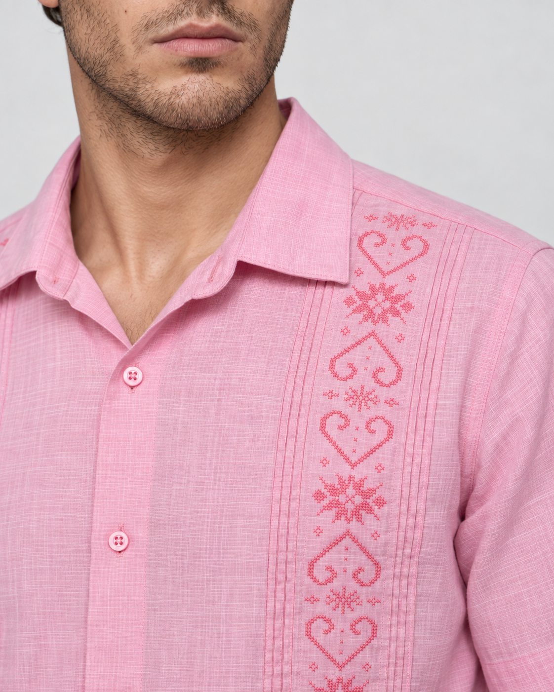 GUAYABERA IXIT ROSA