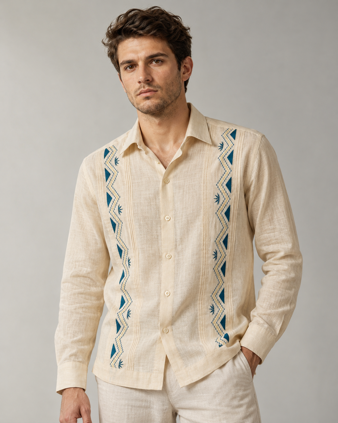 GUAYABERA MAGUEY PAJA