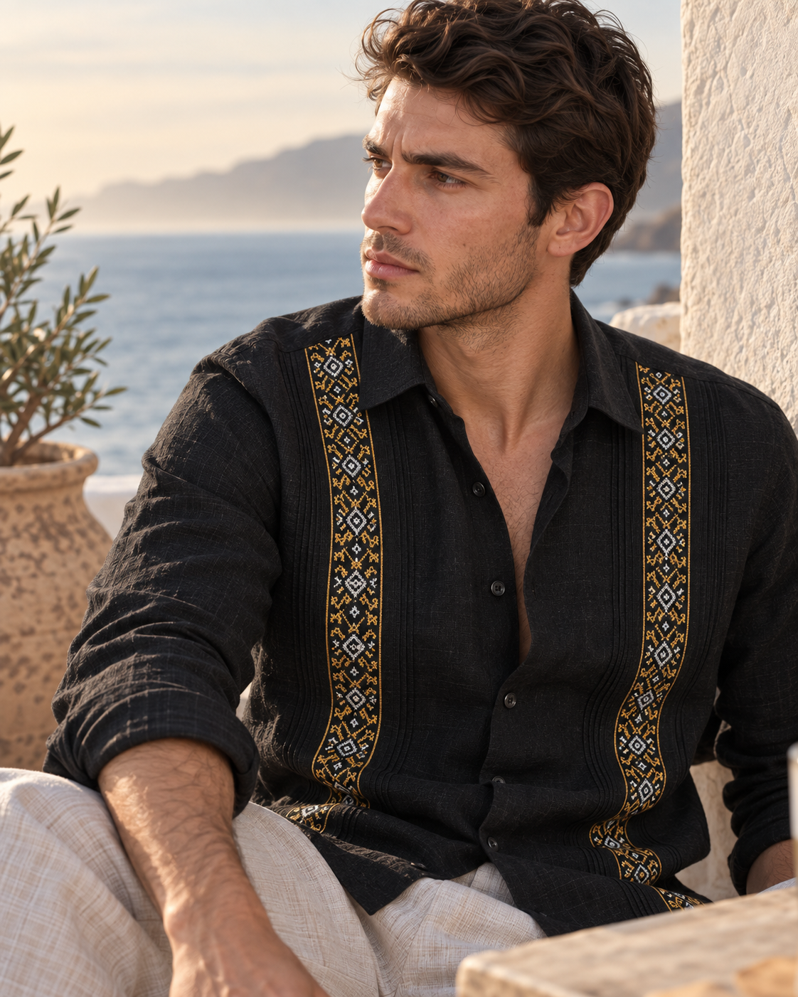 GUAYABERA NAAD NEGRA
