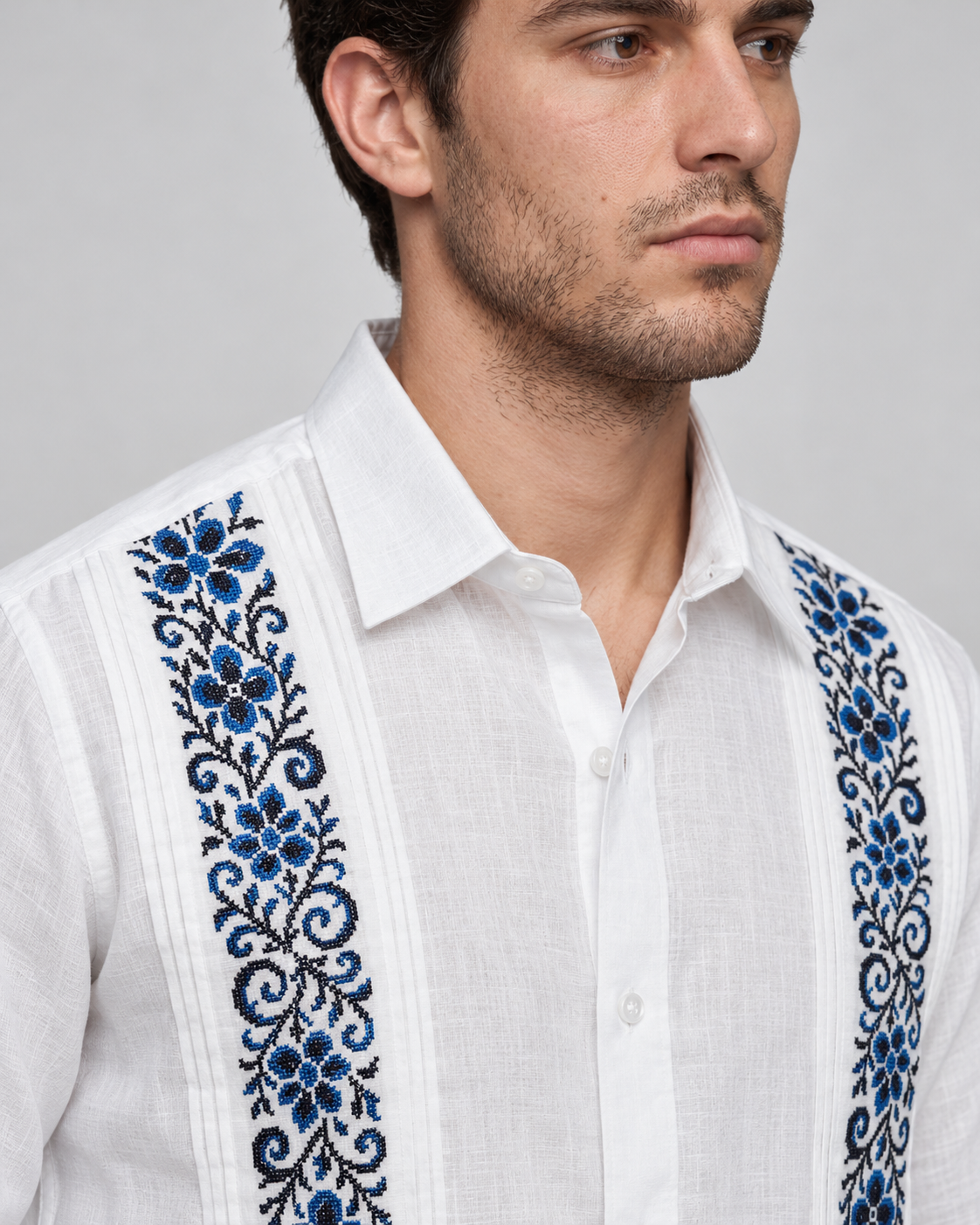 GUAYABERA TALAVERA BLANCA