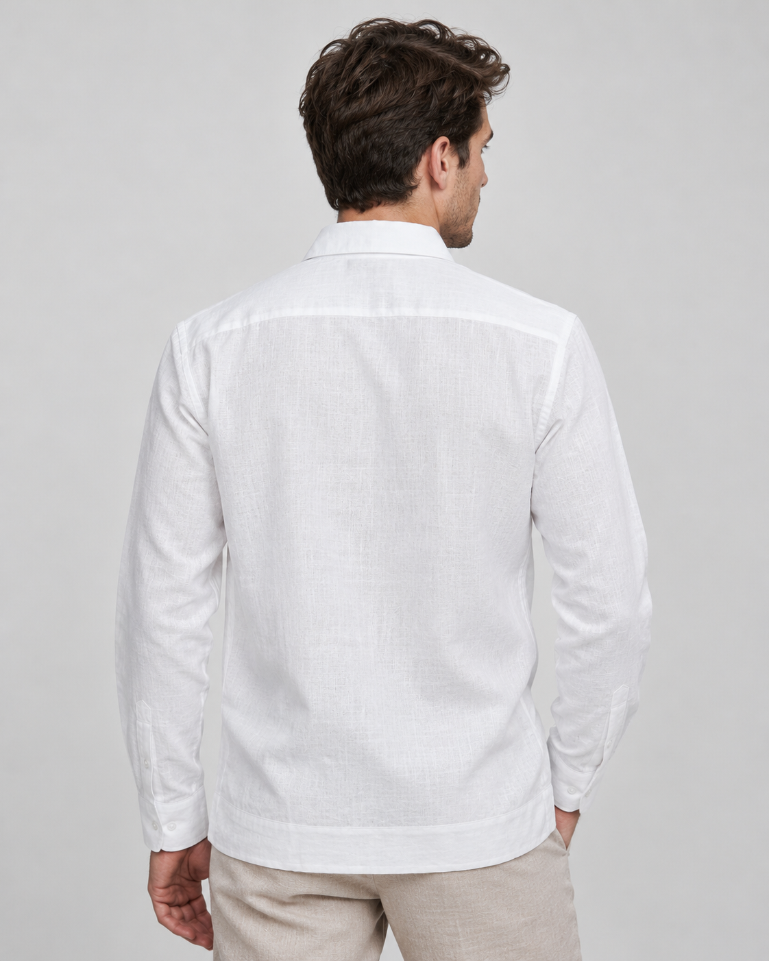 GUAYABERA TALAVERA BLANCA