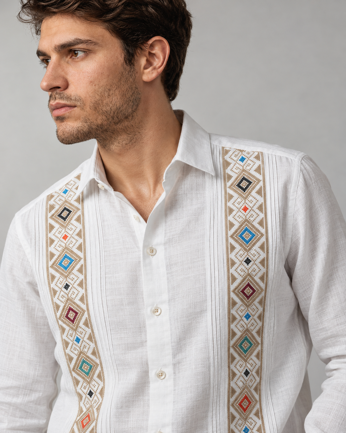 GUAYABERA YUCATECO BLANCA